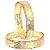 Jewar Mandi - Gold Kada Set ( Pack of 1 ) - None