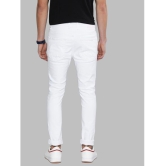 HALOGEN - White Denim Slim Fit Men''s Jeans ( Pack of 1 ) - None