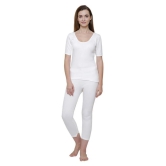 Bodycare Insider Cotton Blend Topwear - White - 4XL