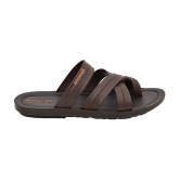 Aerowalk - Brown Mens Thong Flip Flop - None