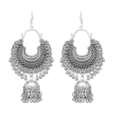 Samridhi DC Silver Jhumki Earrings ( Pack of 3 ) - Silver