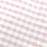 CPY011-Cotton-Rose Petal Check: White with Pink Checked Cotton Fabric 3 Meters