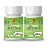 xovak pharmtech Organic Brahmi Capsule 100 gm Pack Of 2