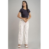 MAUKA - White Rayon Women's Palazzo ( Pack of 1 ) - None