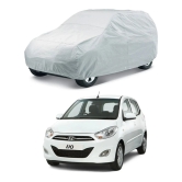 CARNEST Car Body Cover for Hyundai i10 [2010-2015] Without Mirror Pocket ( Pack of 1 ) , Silver