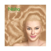 Nisha Cream Hair Color 100% Grey Coverage Permanent Hair Color Blonde Ultra and Copper Red 150 g Pack of 2