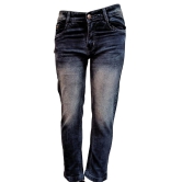 Jeans Ancle Length Mens Cotton by Cotton streachable Dark Blue