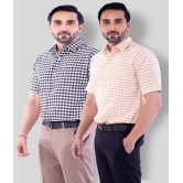 DESHBANDHU DBK - Multicolor Cotton Regular Fit Mens Casual Shirt (Pack of 2 ) - None