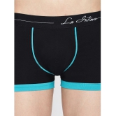 La Intimo Black Cotton Mens Trunks ( Pack of 1 ) - None