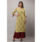 MAUKA - Green Straight Rayon Women's Stitched Salwar Suit ( Pack of 1 ) - None