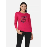 CHOZI - Pink Cotton Regular Fit Womens T-Shirt ( Pack of 1 ) - None