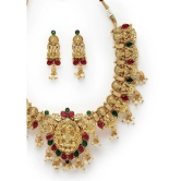 Sukkhi Gold Alloy Necklace Set ( Pack of 1 ) - Gold