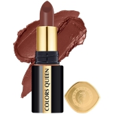 Colors Queen - Coffee Brown Matte Lipstick 4