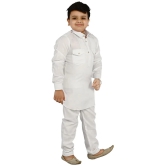 Arshia Fashions White Cotton Blend Boys ( Pack of 1 ) - None