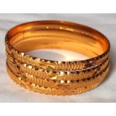 GOLD PLATED BANGLE -SET 4