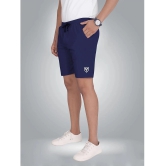 Septem Navy Blue Polyester Mens Shorts ( Pack of 1 ) - None