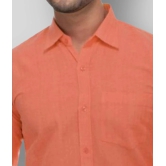 DESHBANDHU DBK - Orange Cotton Regular Fit Mens Formal Shirt (Pack of 1) - None