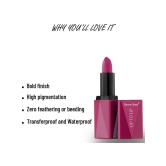 Seven Seas Lip To Lip Matte Lipstick | High Coverage | High Intensity Lipstick (Claret)