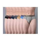 Pack of 7 Dollar Bigboss Assorted Solid Cotton Blend Men Brief - None