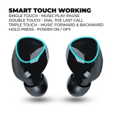 COREGENIX POWER PLAY Bluetooth True Wireless (TWS) In Ear 30 Hours Playback Low Latency IPX4(Splash & Sweat Proof) Black