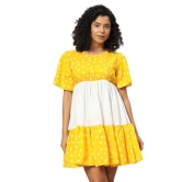 FUNDAY FASHION Women Casual Polka Dot Fit & Flare Dress