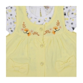 NammaBaby - Cotton Blend Yellow Baby Girl Frock ( Pack of 1 ) - None