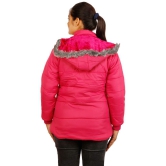 PPTHEFASHIONHUB - Polyester Pink Hooded Jackets - None