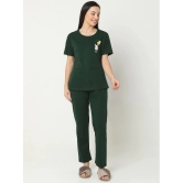 Smarty Pants Green Cotton Womens Nightwear Nightsuit Sets ( Pack of 1 ) - None