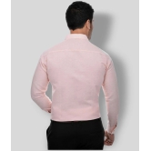 DESHBANDHU DBK - Peach Cotton Regular Fit Mens Formal Shirt (Pack of 1) - None