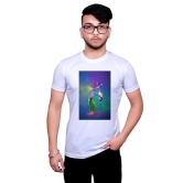 NITYANAND CREATIONS Round Neck White Holi T-Shirt for MEN-HOLI-T-SHIRT-11552-M