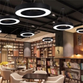 Hdc LED Hollow Circular Office Led Pendant Hanging Lamp