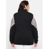 AUSTIVO Cotton Black Zippered Sweatshirt - None