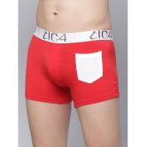 IC4 - Multicolor Cotton Blend Men's Trunks ( Pack of 2 ) - M