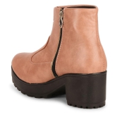 Ishransh - Peach Women''s Ankle Length Boots - None