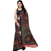 LEELAVATI - Navy Blue Georgette Saree With Blouse Piece ( Pack of 1 ) - Navy Blue