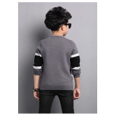 FORCE Kids Cotton Tshirt Grey::Black 15-16Y - None