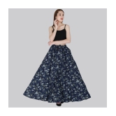 Sttoffa Blue Cotton Womens Flared Skirt ( Pack of 1 ) - None