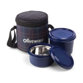 Oliveware Stainless Steel Lunch Box 2 - Container ( Pack of 1 )