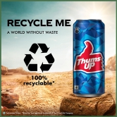 Thums Up Soft Drink, 300 Ml Can