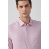 Men Pink Slim Fit Formal Full Sleeves Formal Shirt