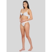 ILRASO - White Nylon Women's Bra & Panty Set ( Pack of 1 ) - None