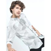 Ketch 100% Cotton Regular Fit Printed Full Sleeves Mens Casual Shirt - Mint Green ( Pack of 1 ) - None