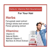 Herbs Library Biotin Capules For Hair Growth, Skin and Nails 60 Capsules (Pack of 1)