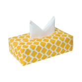 PrettyKrafts Car Tissue Dispenser Plastic Yellow