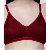 TCG Pack of 1 Cotton Blend Non Padded Womens Push Up Bra ( Maroon ) - None