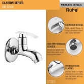 Clarion Bib Tap Brass Faucet- by Ruhe®