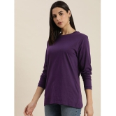 Dillinger - Purple Cotton Loose Fit Women''s T-Shirt ( Pack of 1 ) - None