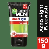 Garnier Men Acno Fight Anti-Pimple Facewash For Acne Prone Skin, 150 G