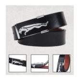 Loopa - Black Faux Leather Mens Casual Belt ( Pack of 1 ) - None