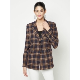 Mustard Crossing Bold Check Blazer